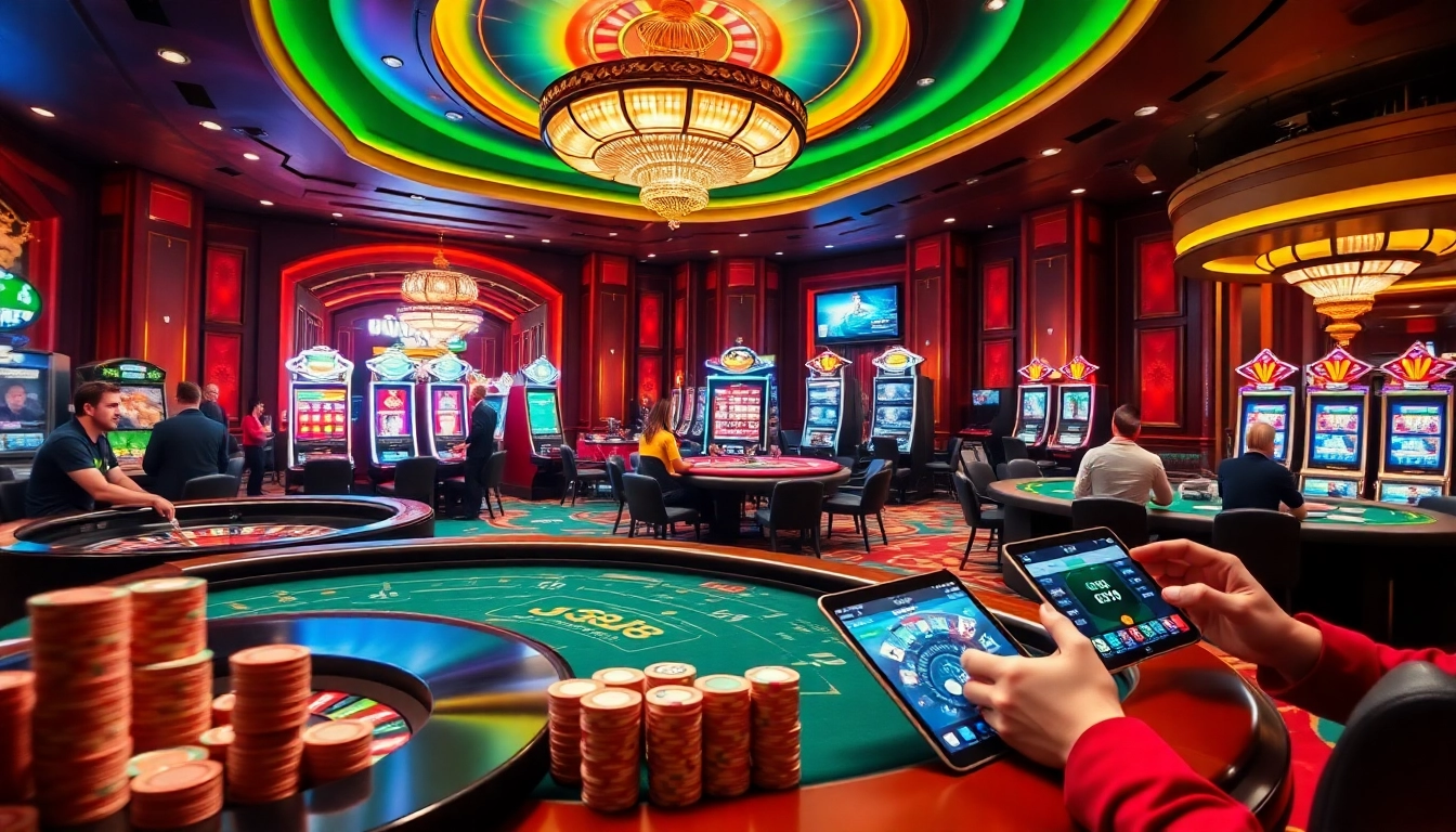 Experience thrilling gaming at go88 with vibrant casino tables and engaging gameplay.