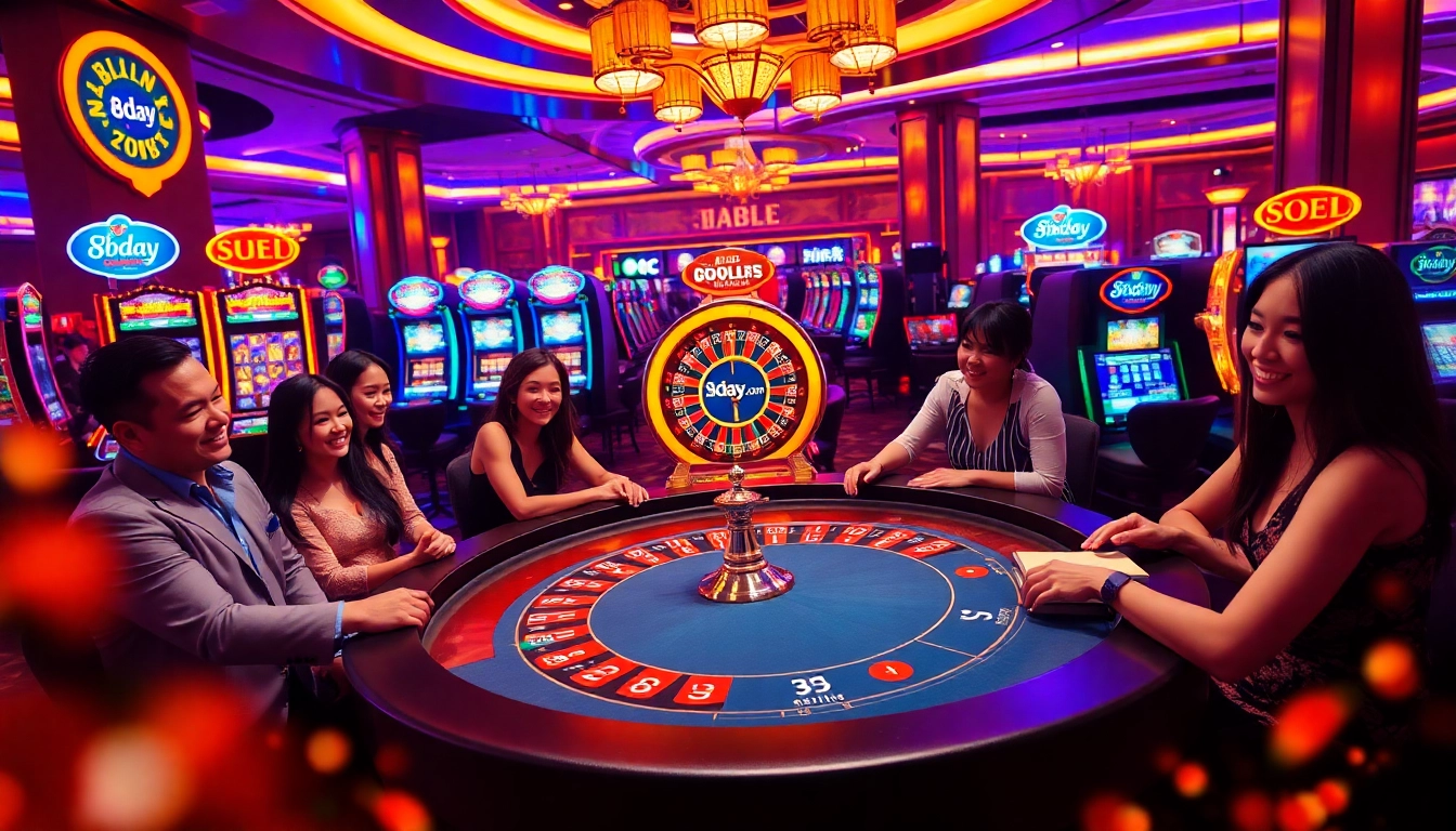 Experience winning excitement at 8day.cn.com with vibrant poker tables and slot machines.