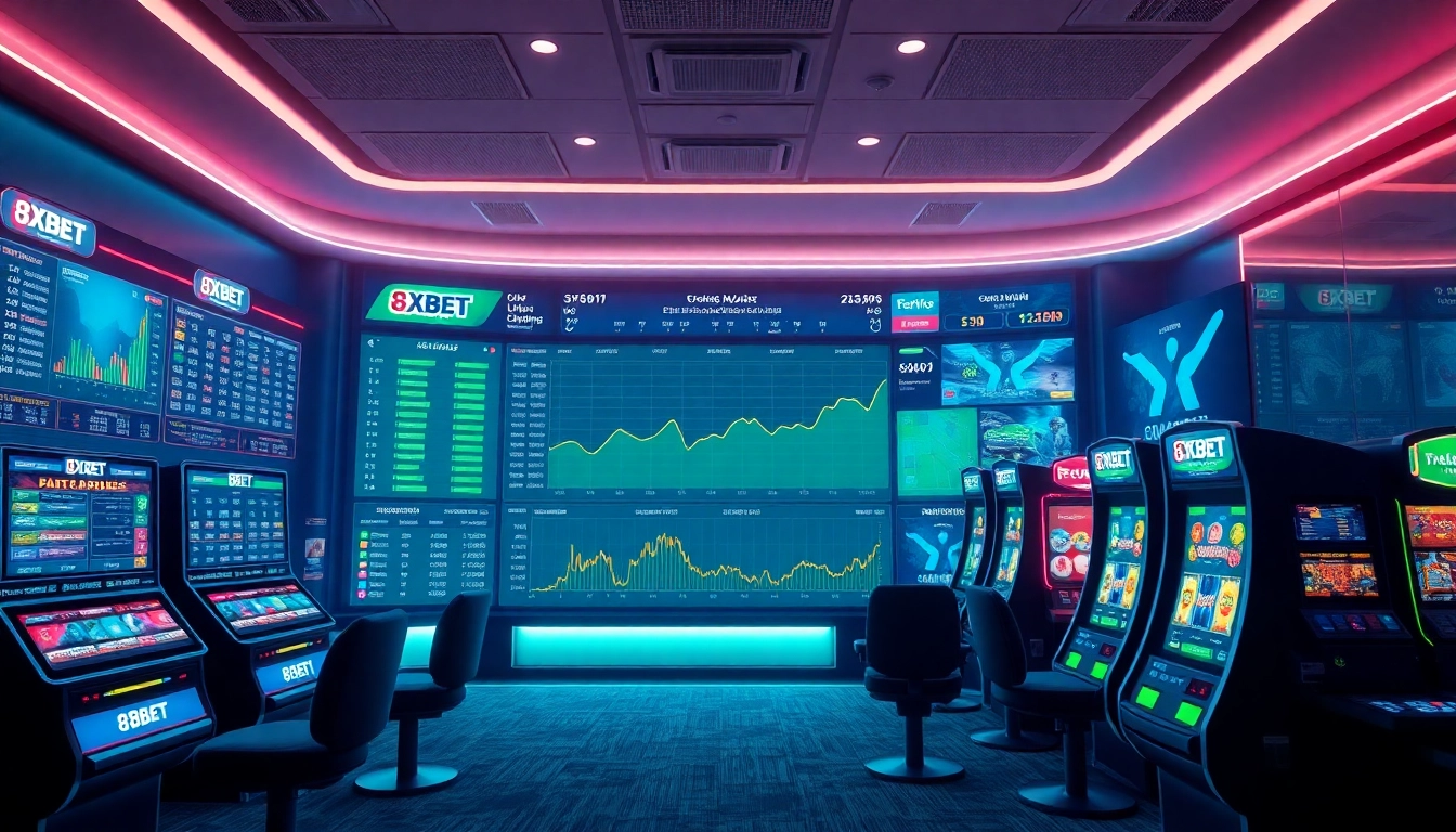 Experience 8xbet.com.se with its vibrant online betting interface showcasing sports and casino gaming.