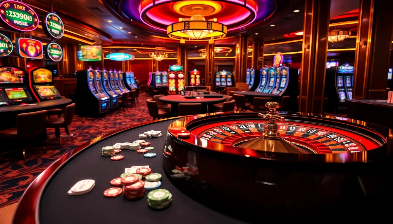 Experience high-stakes action at https://lucky88.charity/ with roulette and casino games lighting up the night.