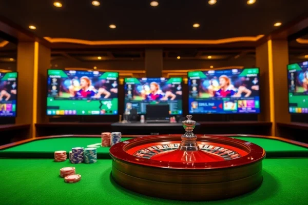 Experience thrilling gameplay at oxbet.br.com with vibrant casino tables and live sports betting.