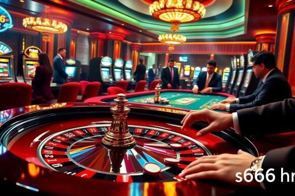 Experience thrilling gameplay at s666hn.com with luxurious casino elements and strategic betting.