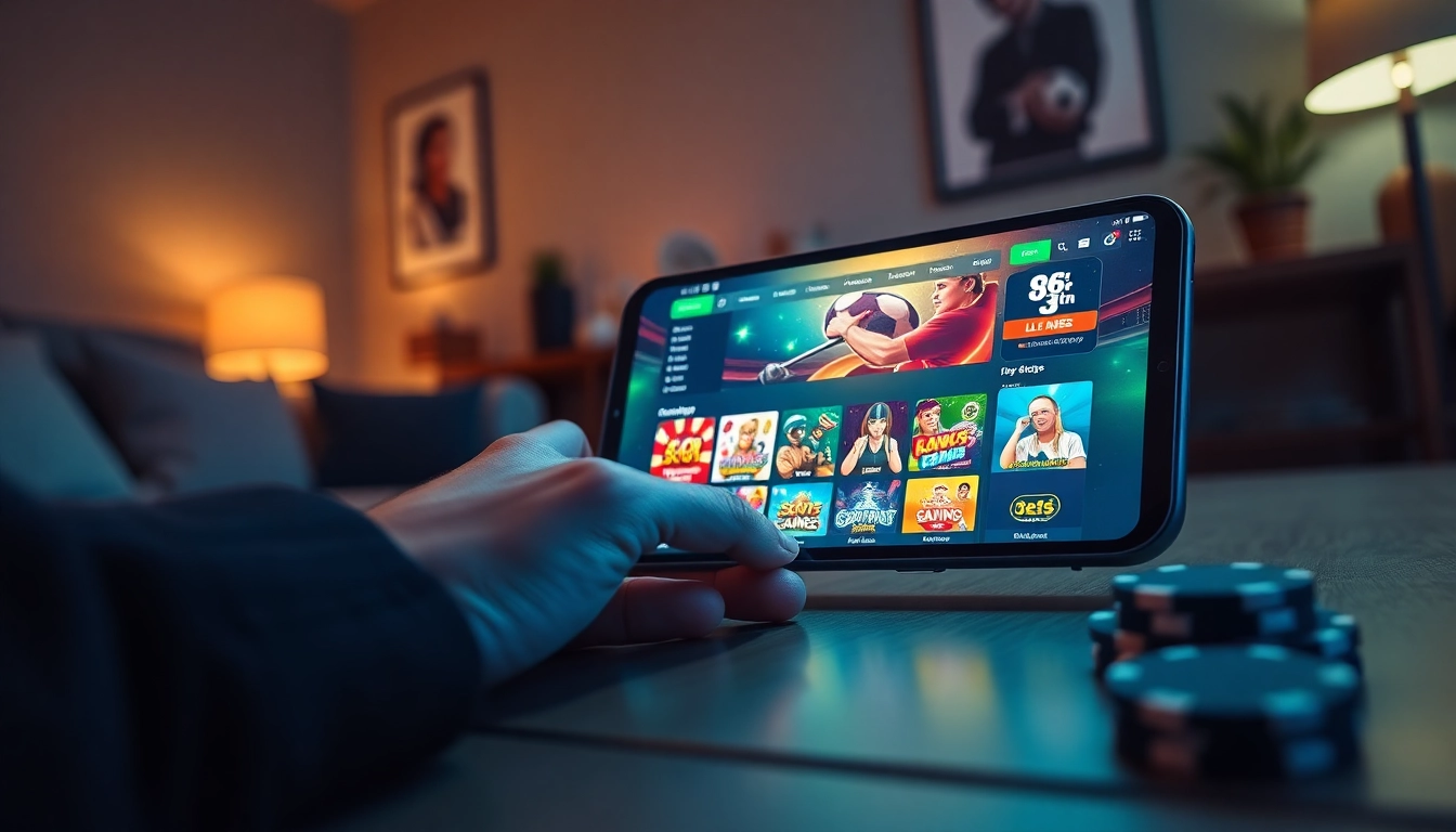 Exciting online gaming experience at 98winwin.live with vibrant app display