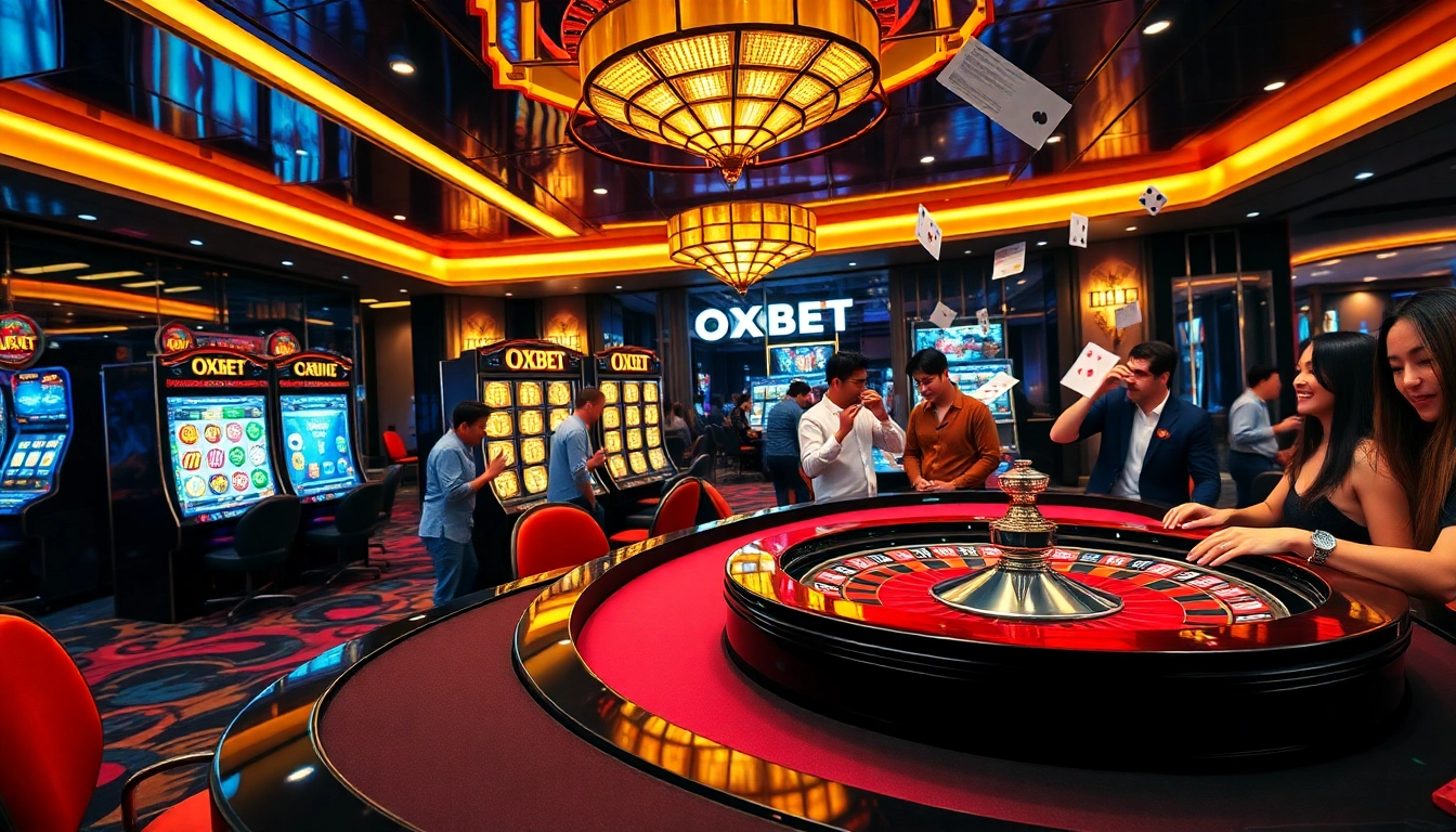 Experience the thrill of OXBET with vibrant casino tables and dynamic gameplay.