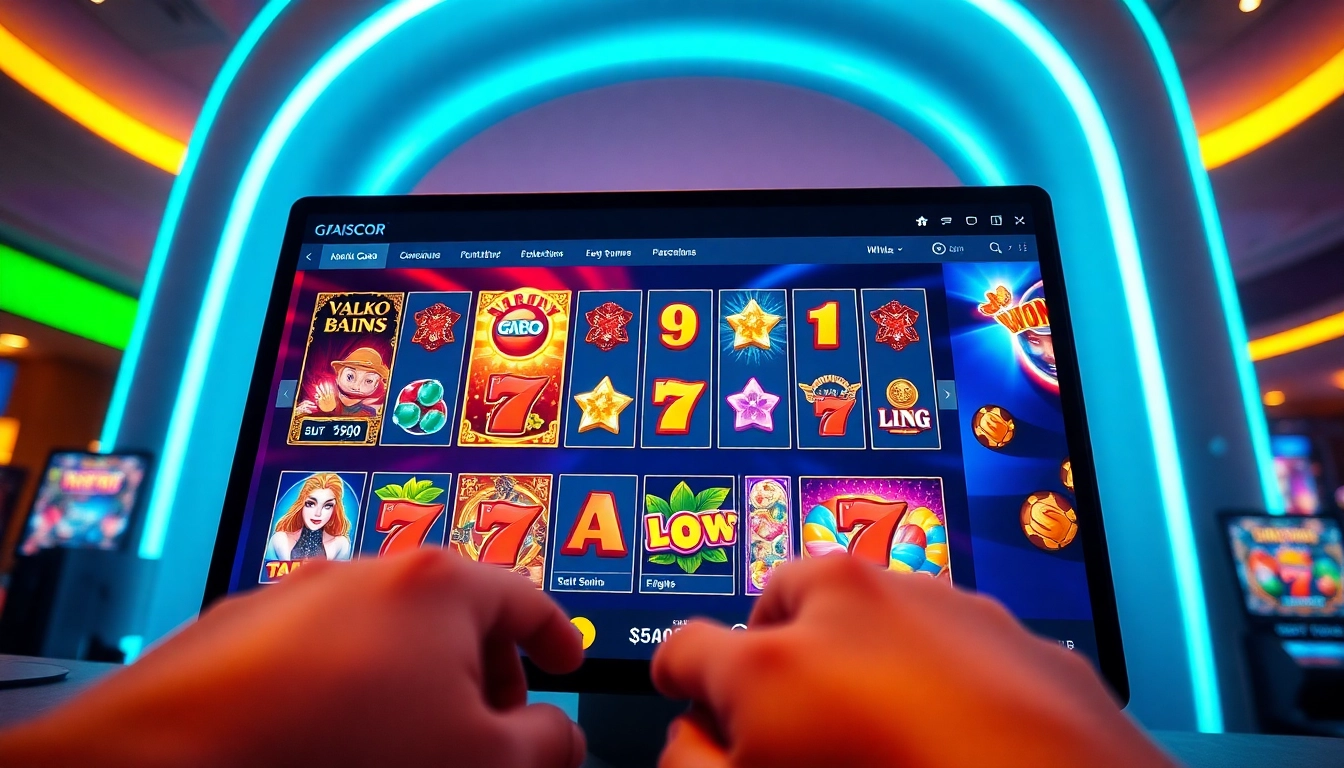 Engaging online casino interface showing popular slot gacor games for Indonesian players.