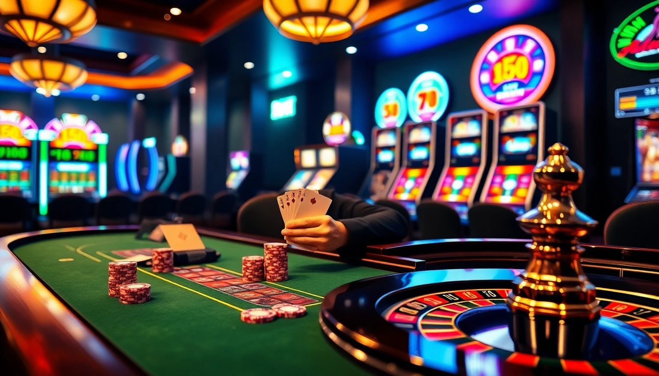 High-stakes blackjack action at ee88win.net featuring dealer and colorful chips.