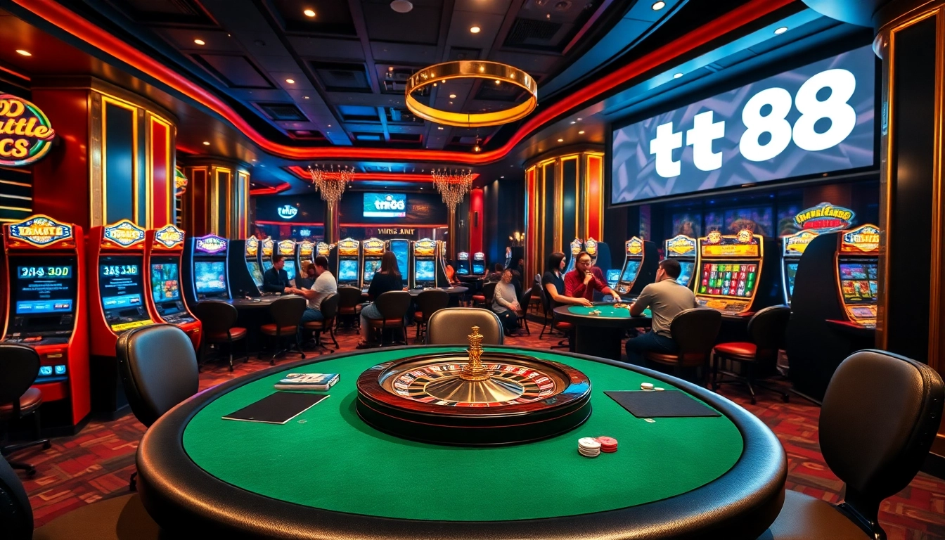 Engage in thrilling gameplay at tr88 casino with lively poker and slot activities.