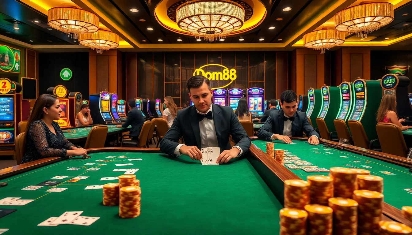 Experience the thrill of top-notch gambling at dom88.us.com with dynamic casino games and exciting players.